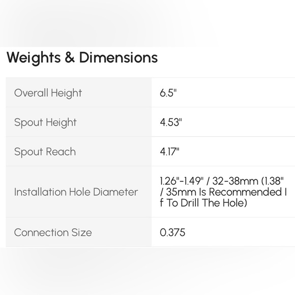 Vland Stylish Luxury Deck Mounted One-Hole Single Handle Bathroom Sink Faucet - Picture 3 of 5